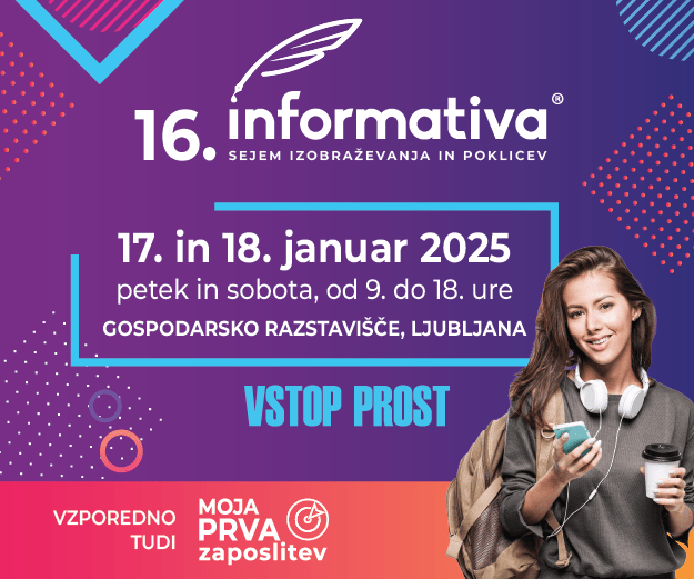 Prihaja 16. Informativa, sejem izobraževanja in poklicev