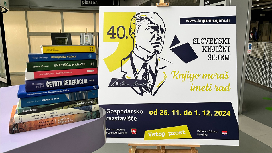 Obisk 40. Slovenskega knjižnega sejma