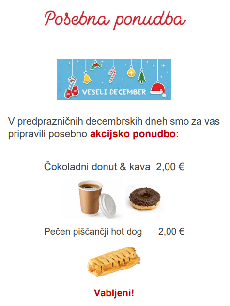 POSEBNA PONUDBA  – SOVITA