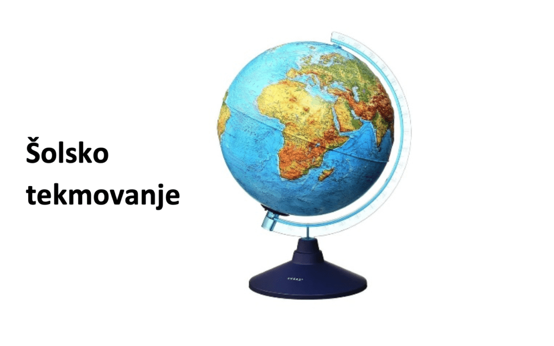 Rezultati šolskega tekmovanja iz geografije