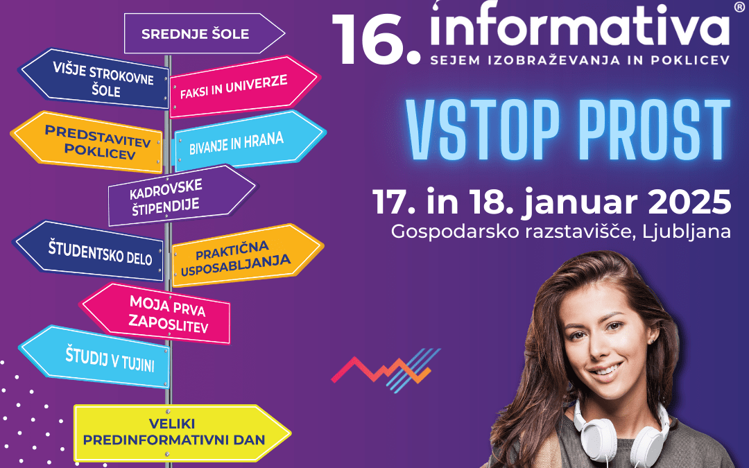 Največji sejem izobraževanja in poklicev 16. Informativa