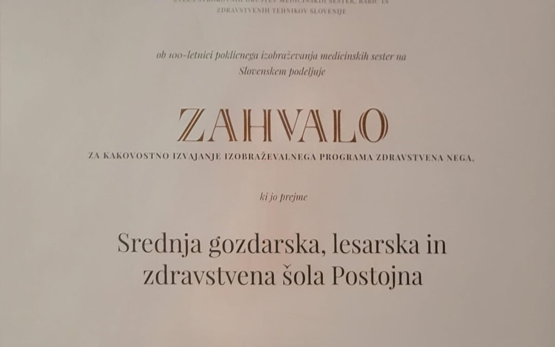 100 let izobraževanja medicinskih sester v Sloveniji