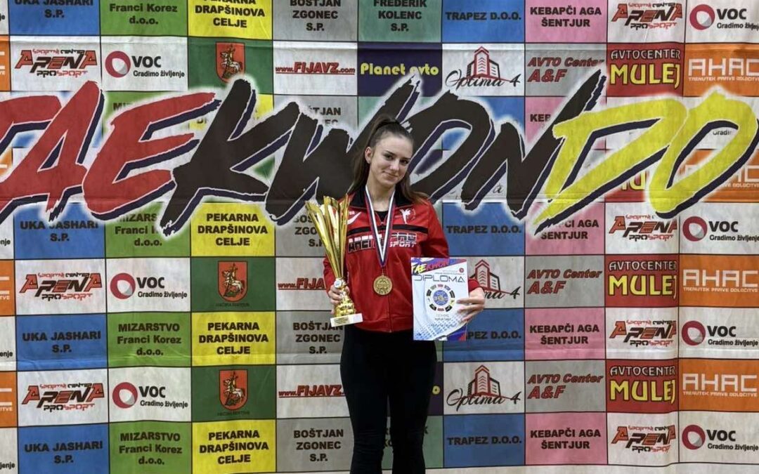 Evelin Korez državna prvakinja v tekvondoju