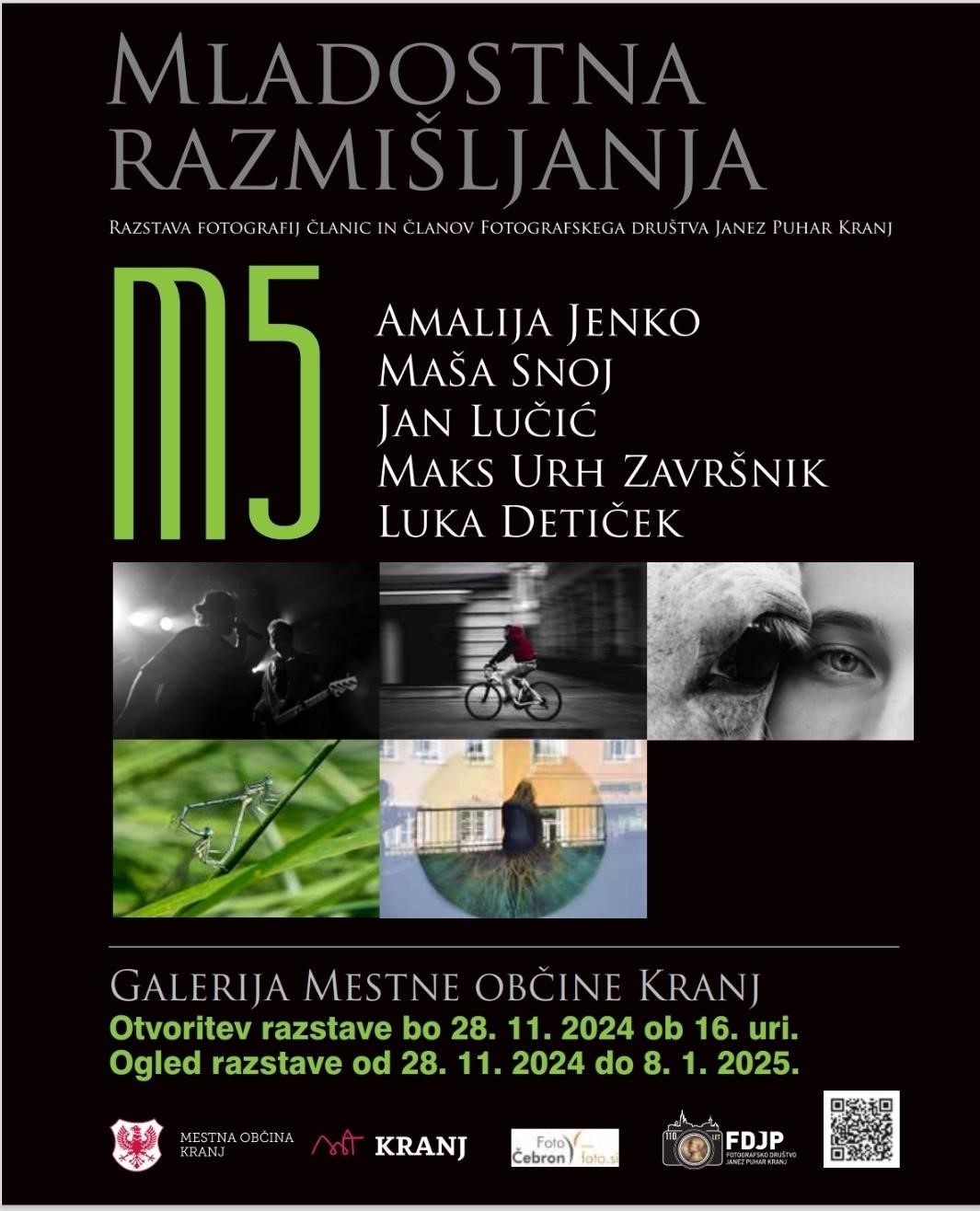 Sodelovanje naših dijakov na fotografski razstavi v Mestni občini Kranj