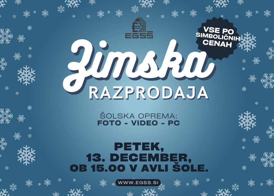 Razprodaja rabljene šolske multimedijske opreme