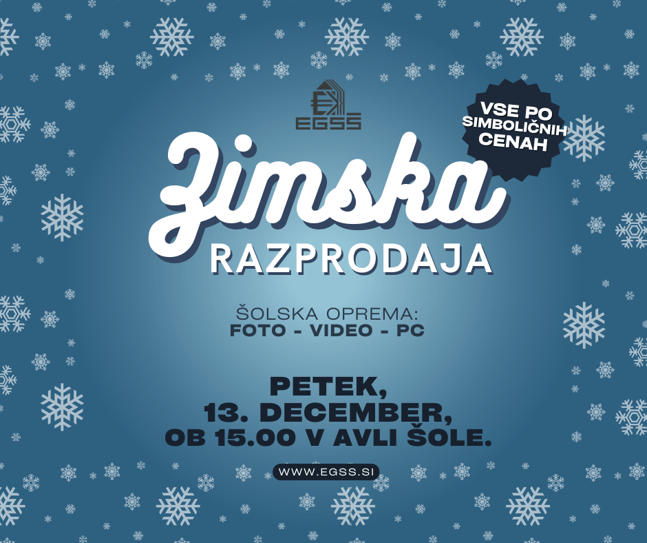 Razprodaja rabljene šolske multimedijske opreme