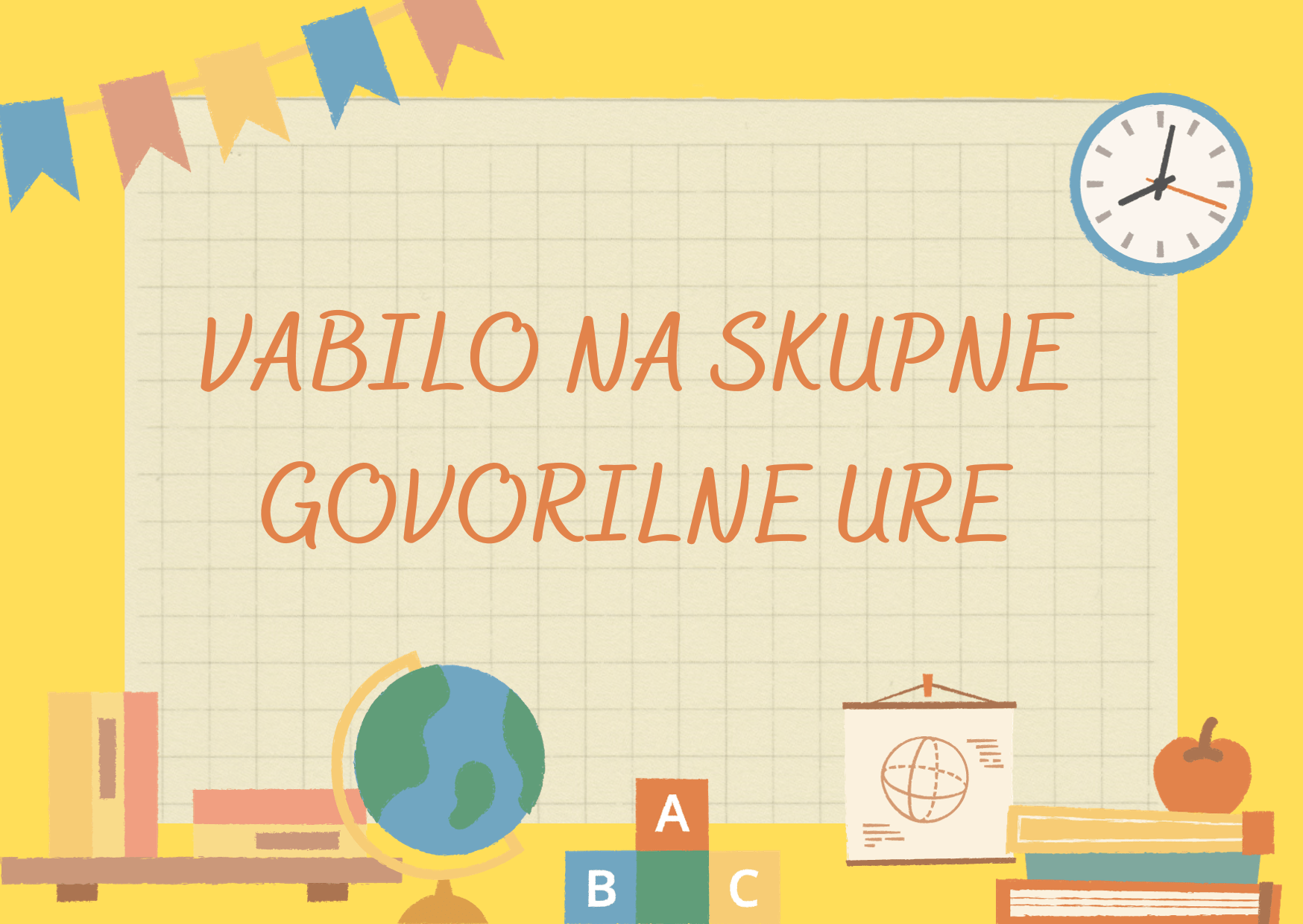 Vabilo na skupne govorilne ure