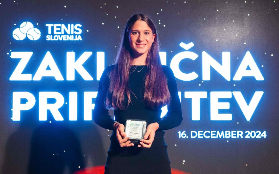 Zala Bizjak – najboljša igralka tenisa v Sloveniji do 16 let