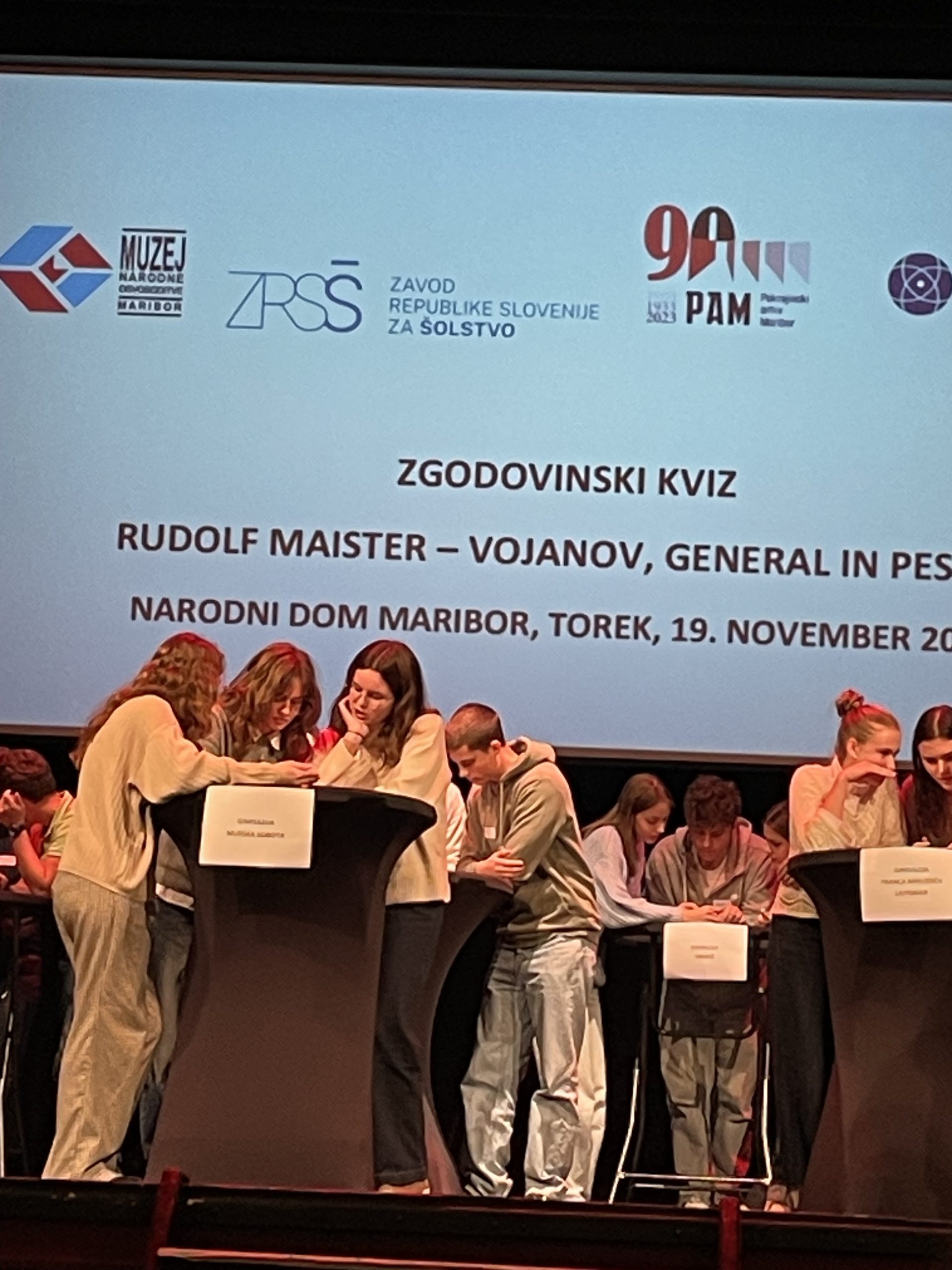 Srebrno priznanje na zgodovinskem kvizu