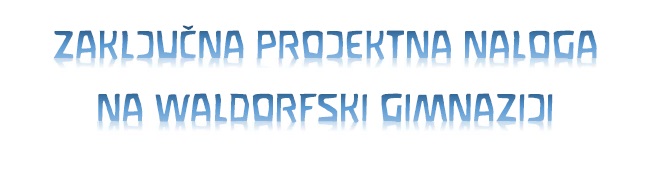 Predstavitev zaključnih projektnih nalog 4. letnika