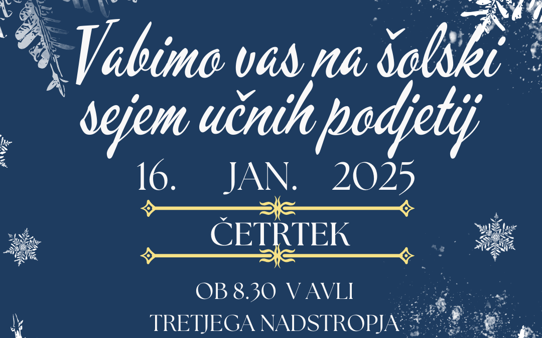 Šolski sejem učnih podjetij