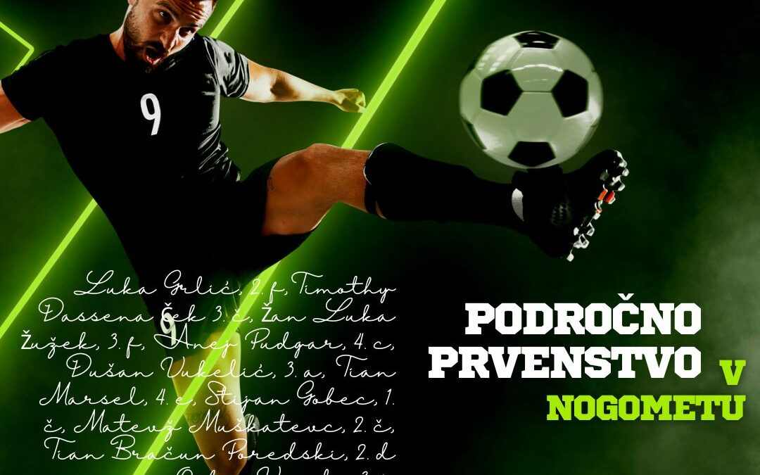 Področno prvenstvo v nogometu za dijake
