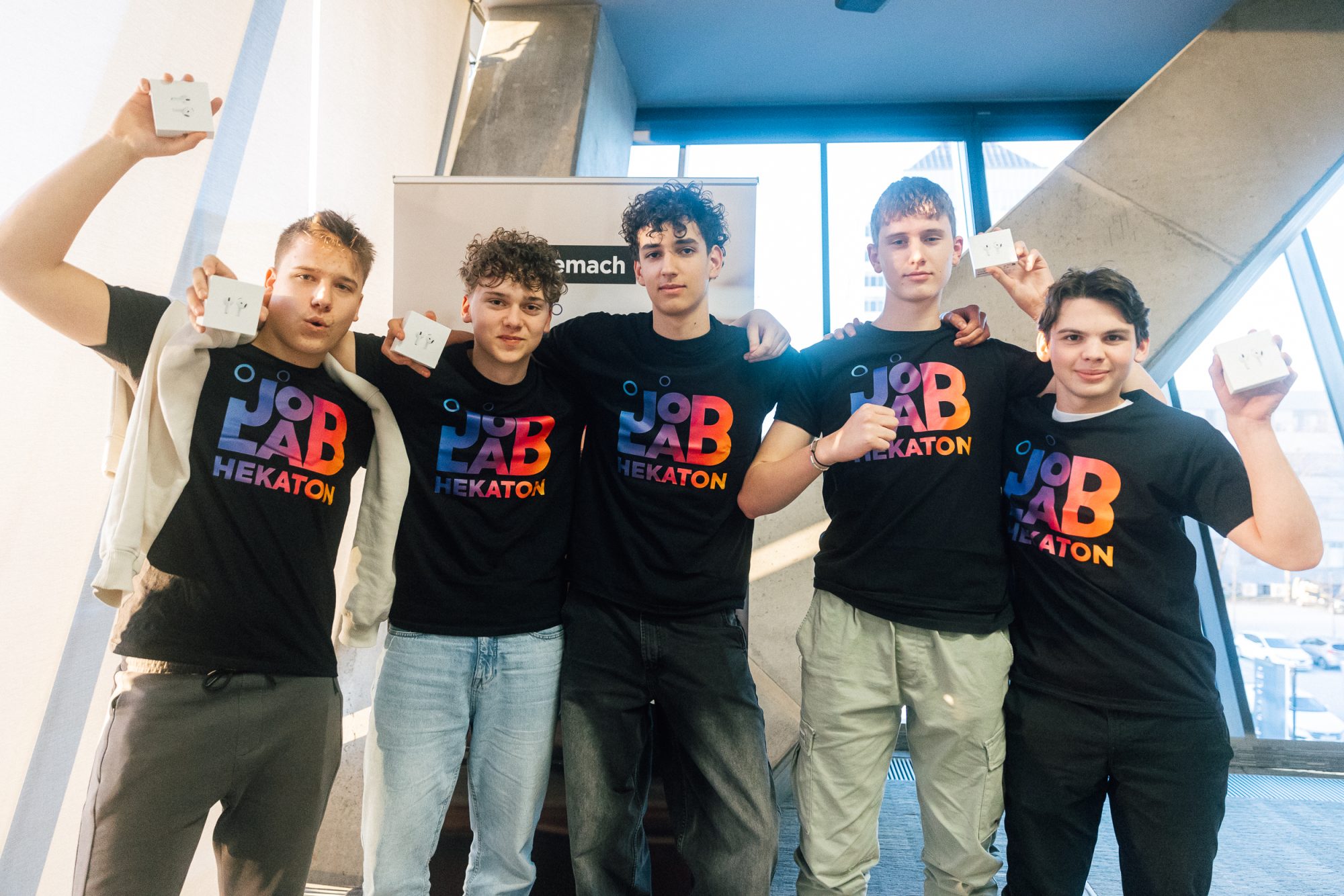 1. in 2. mesto na Job Lab hekatonu