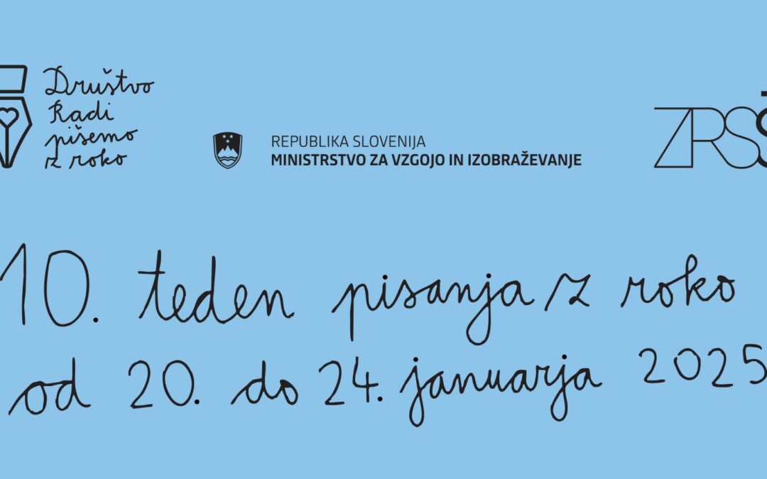 Teden pisanja z roko 2025