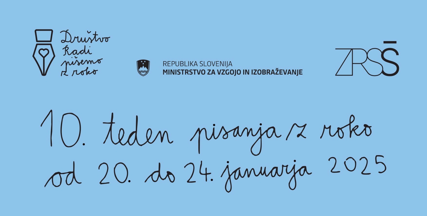 Teden pisanja z roko 2025