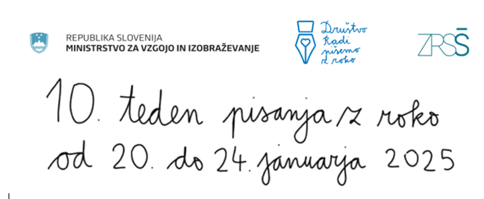 Teden pisanja z roko 2025