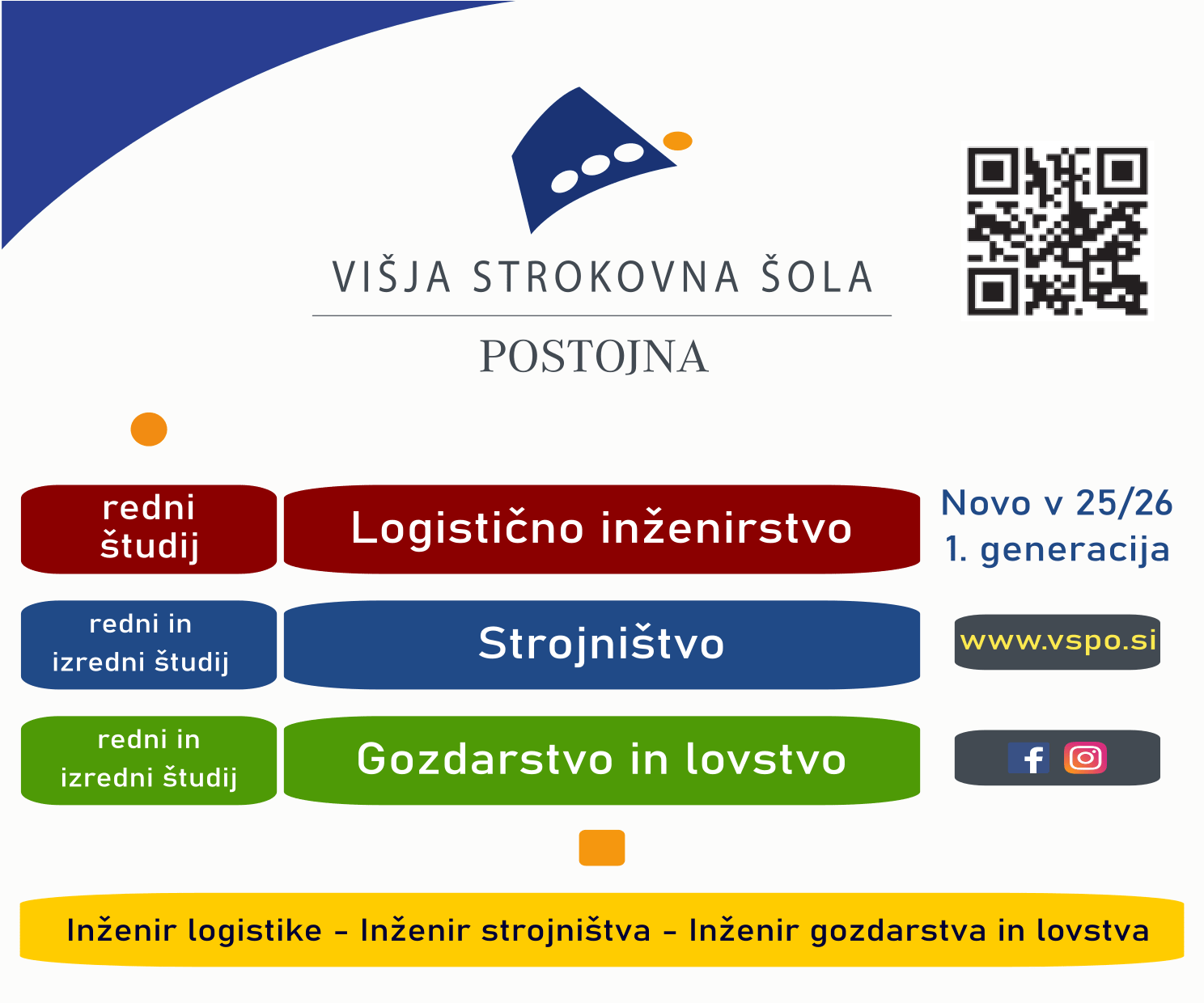 Vabilo na informativni dan Višje strokovne šole Postojna