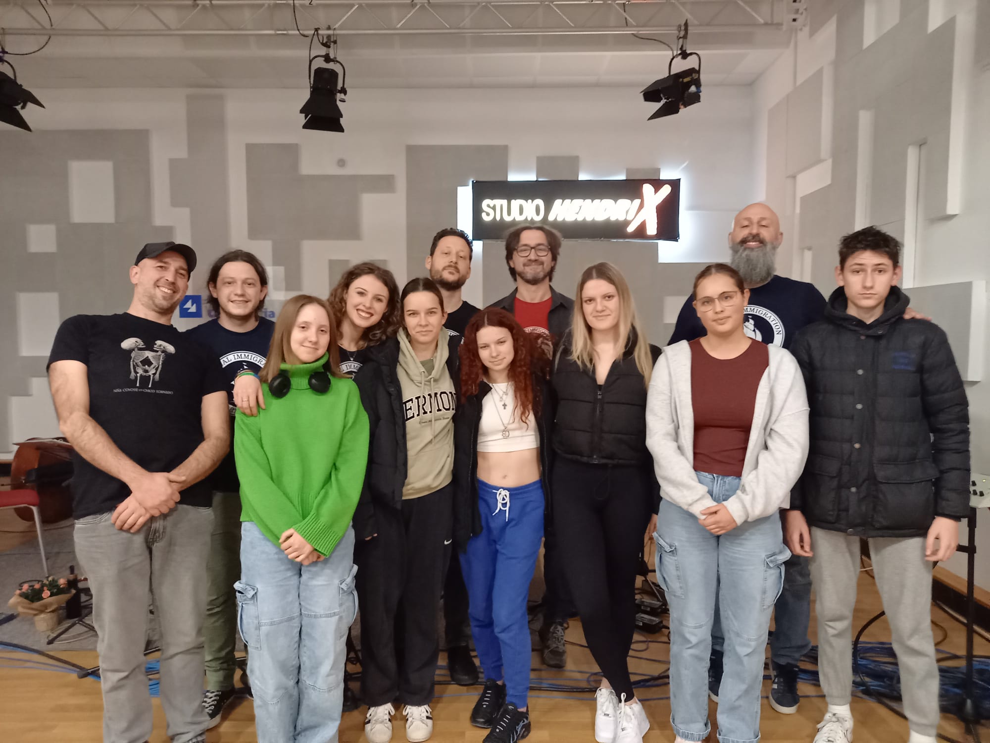 Gli alunni della seconda classe al concerto di Nicole Coceancig Gli alunni della seconda classe al concerto di Nicole Coceancig