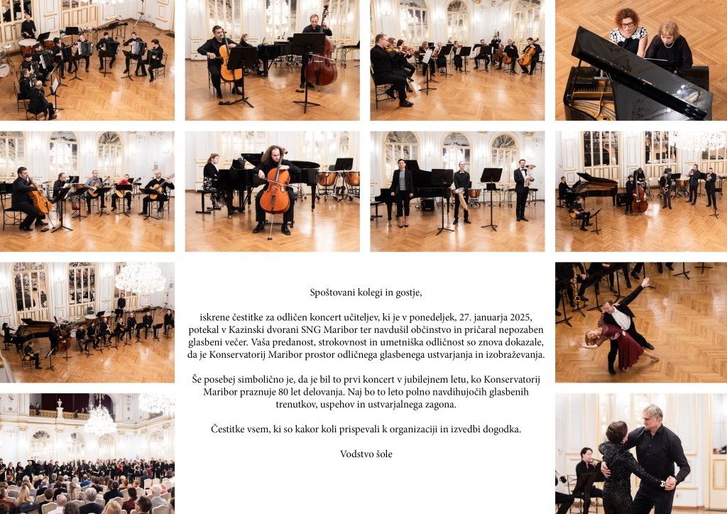 Čestitka za koncert učiteljev 2025