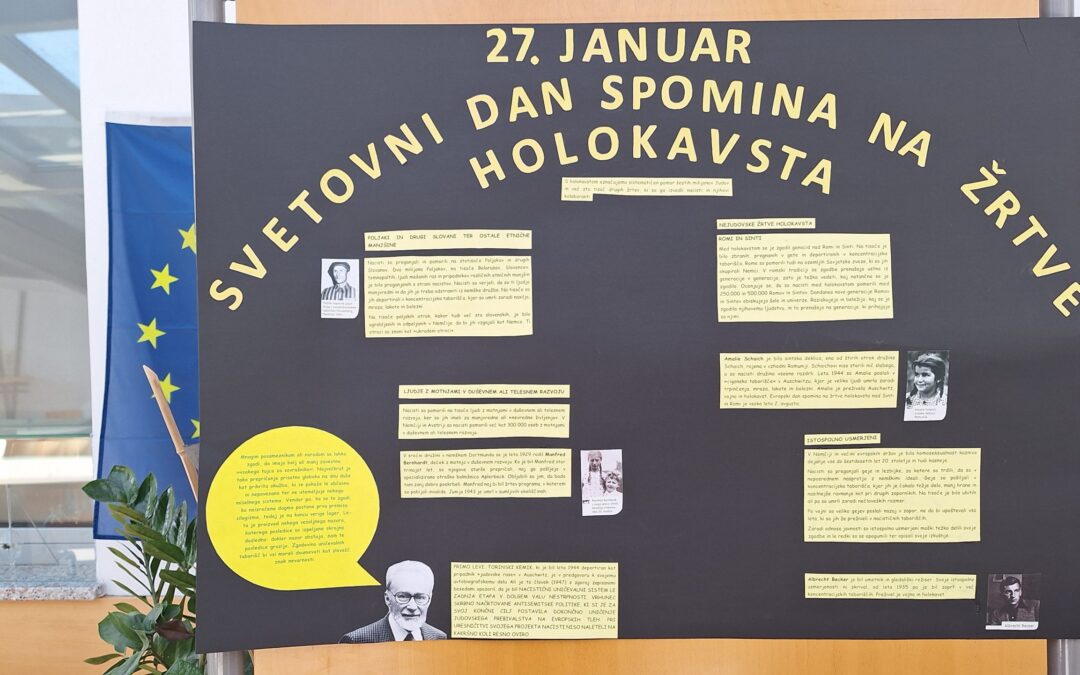 27. januar – MEDNARODNI DAN SPOMINA NA ŽRTVE HOLOKAVSTA