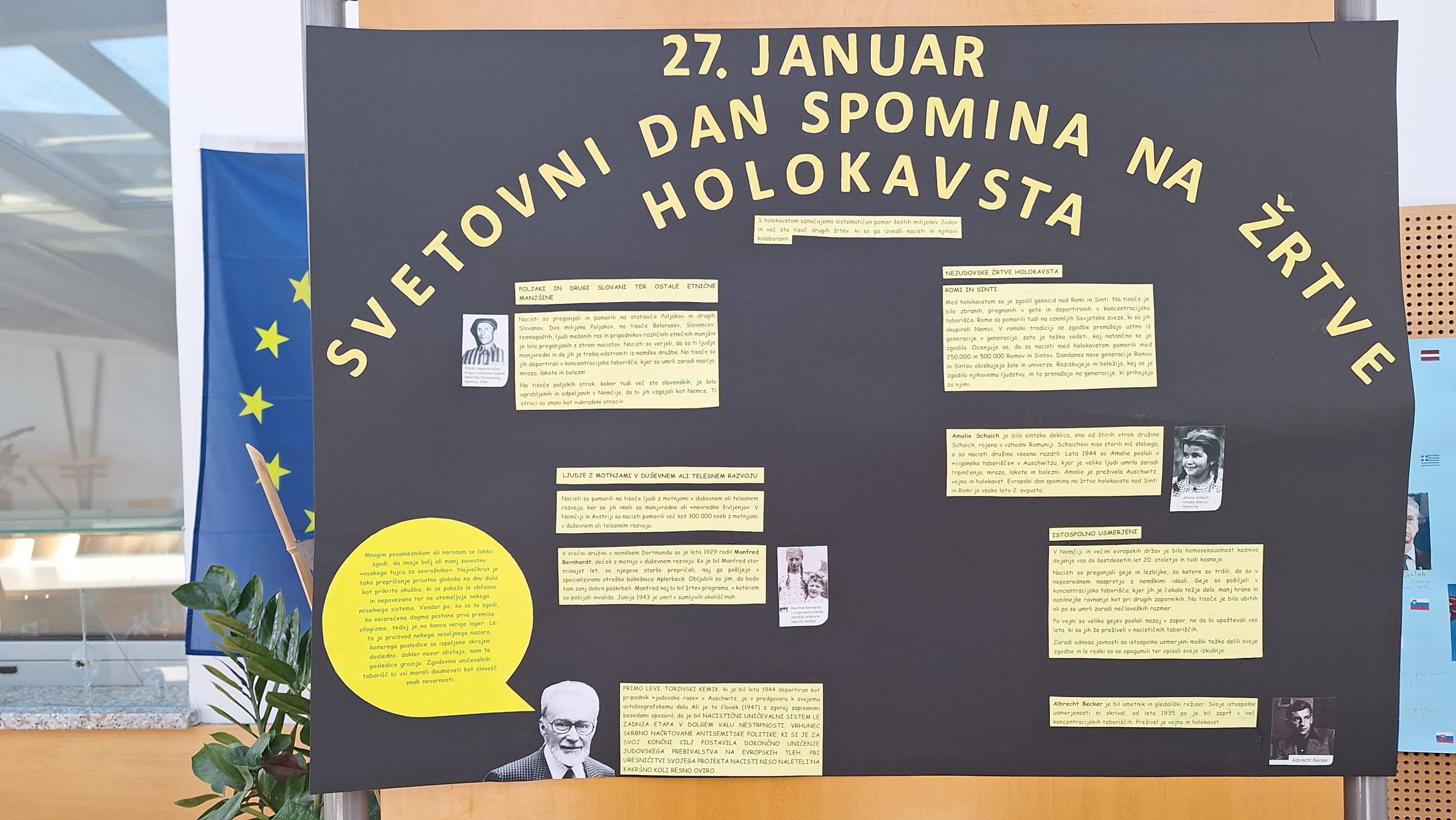 27. januar – MEDNARODNI DAN SPOMINA NA ŽRTVE HOLOKAVSTA