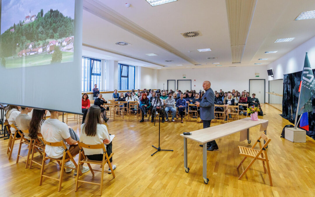 Poklon Prešernu s pisateljem Ivanom Sivcem
