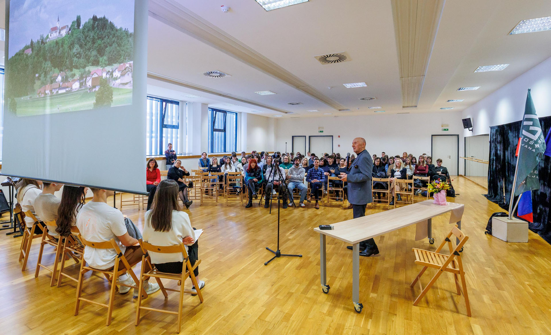 Poklon Prešernu s pisateljem Ivanom Sivcem