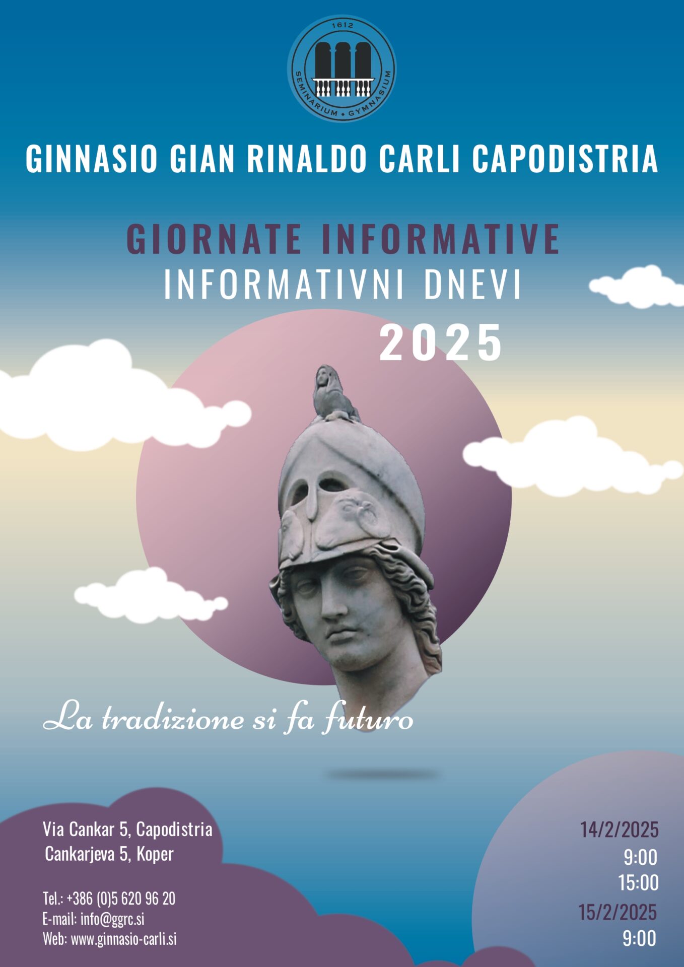 Giornate informative – 14 e 15 febbraio 2025 Giornate informative – 14 e 15 febbraio 2025