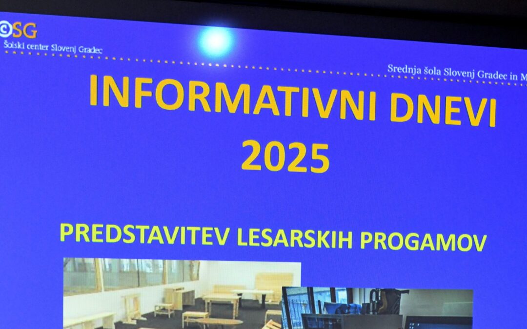 Informativni dan, lokacija Slovenj Gradec