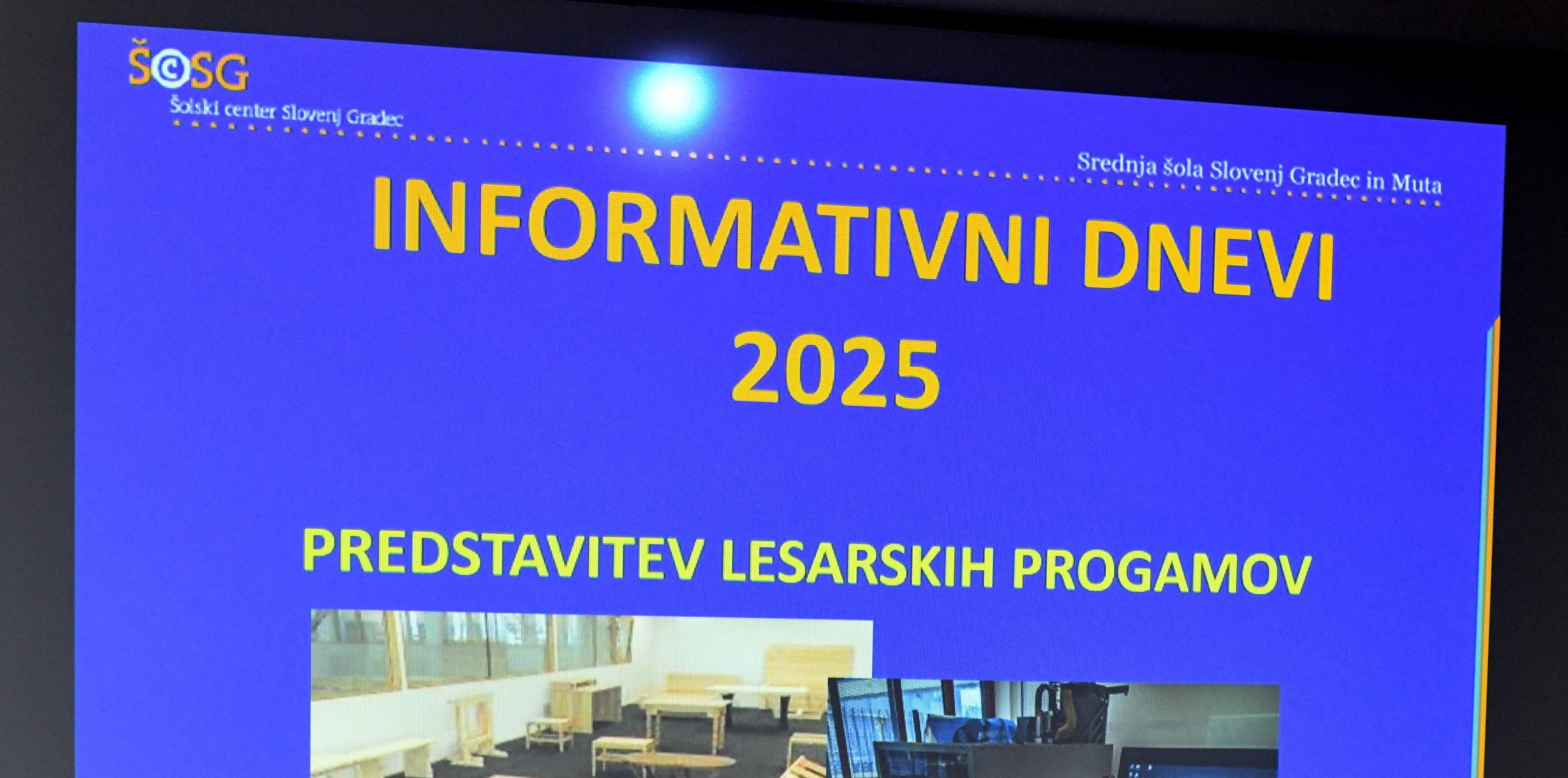 Informativni dan, lokacija Slovenj Gradec
