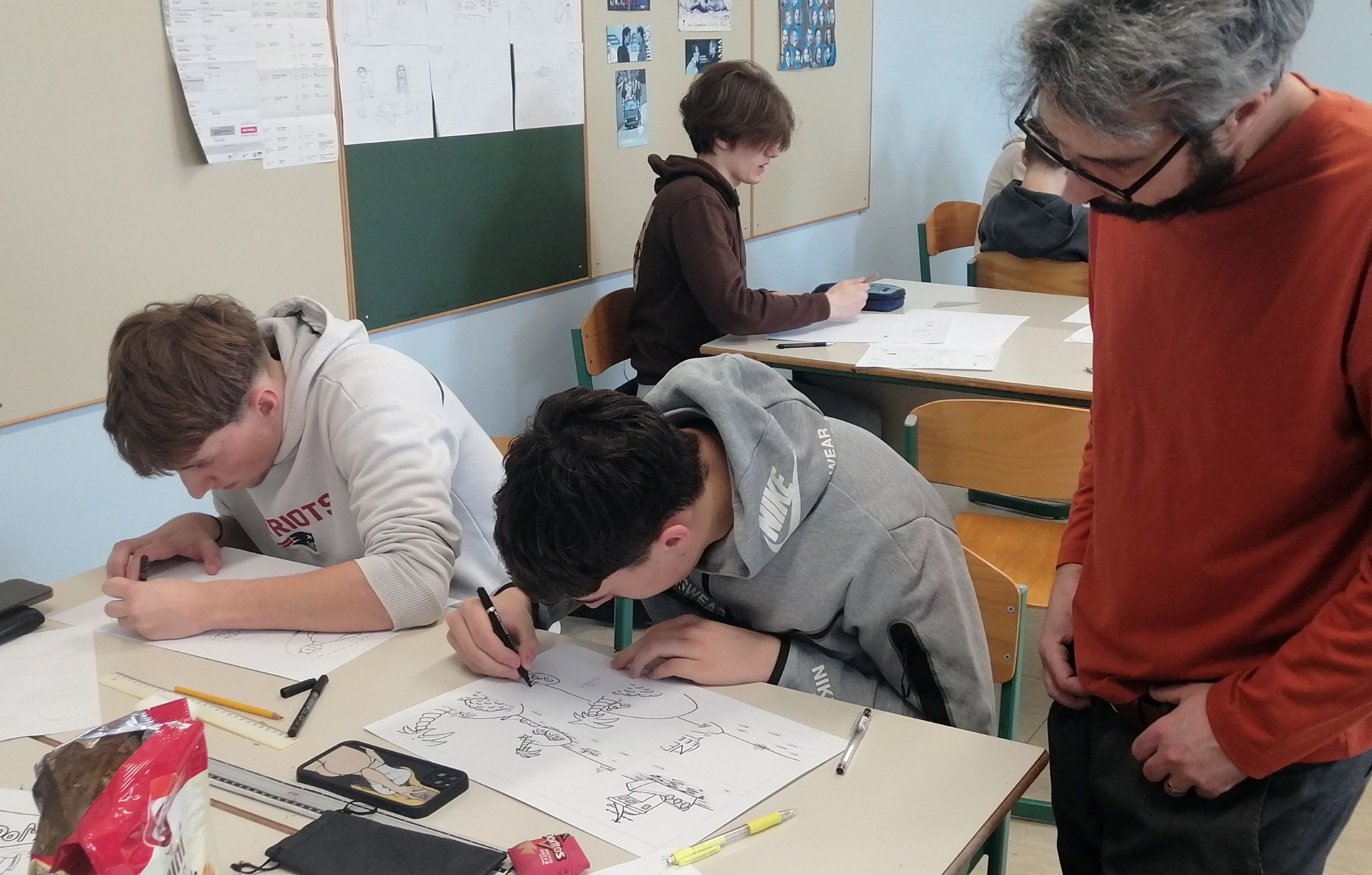 Delavnica stripa z ilustratorjem Davidom Krančanom