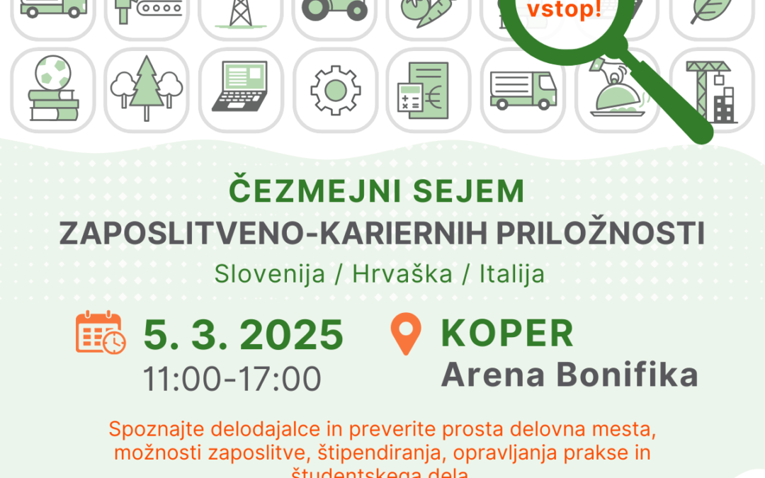 Čezmejni sejem zaposlitveno kariernih priložnosti, ki ga bodo obiskali dijaki zaključnih letnikov