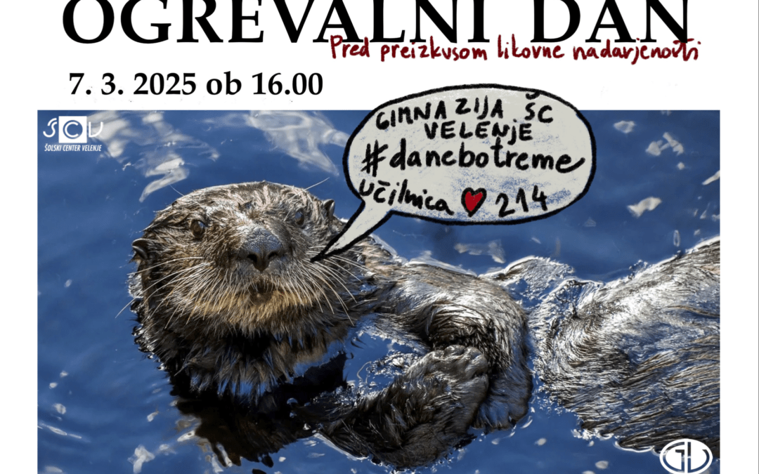Vabilo na ogrevalni dan pred preizkusom likovne nadarjenosti