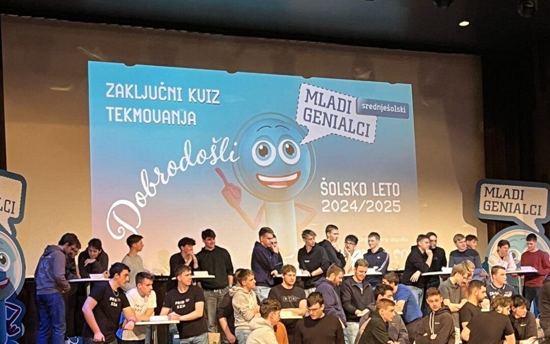 Tekmovanje Mladi genialci: dijaki pokazali svoje znanje