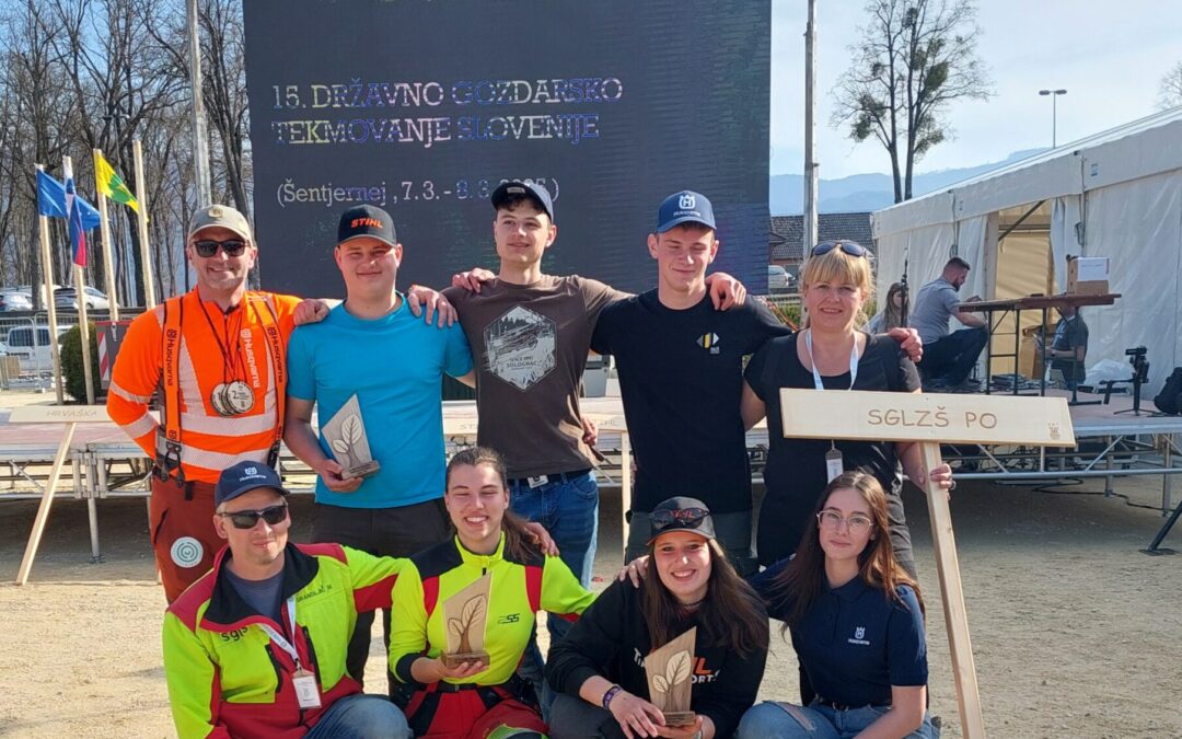 Odlični dosežki na državnem gozdarskem tekmovanju