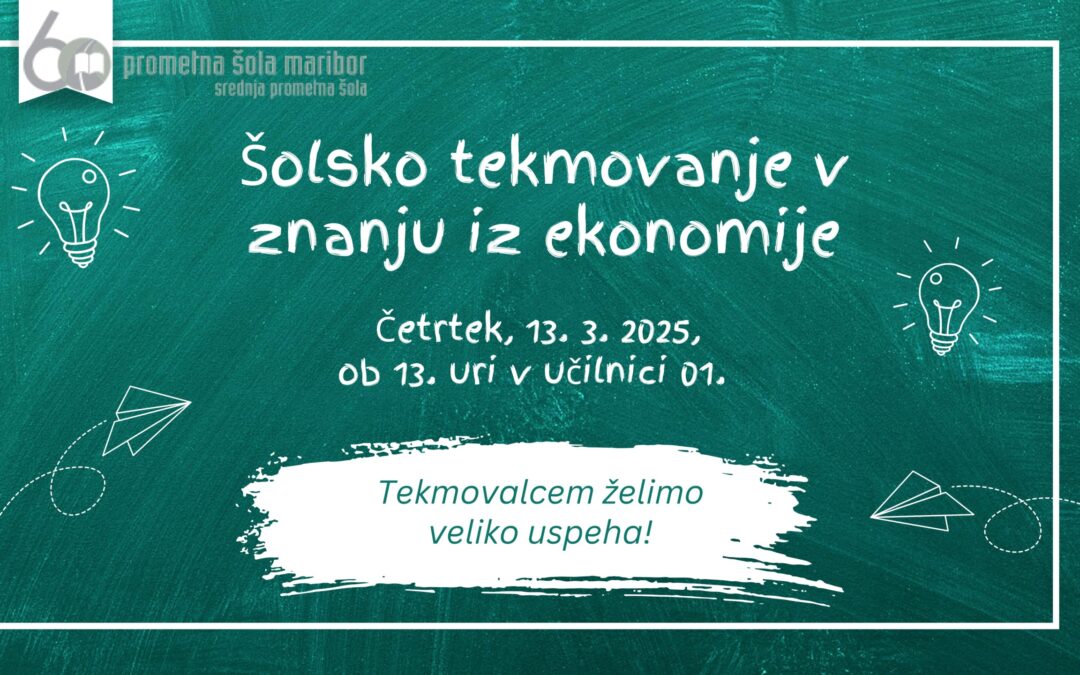 Šolsko tekmovanje v znanju ekonomije