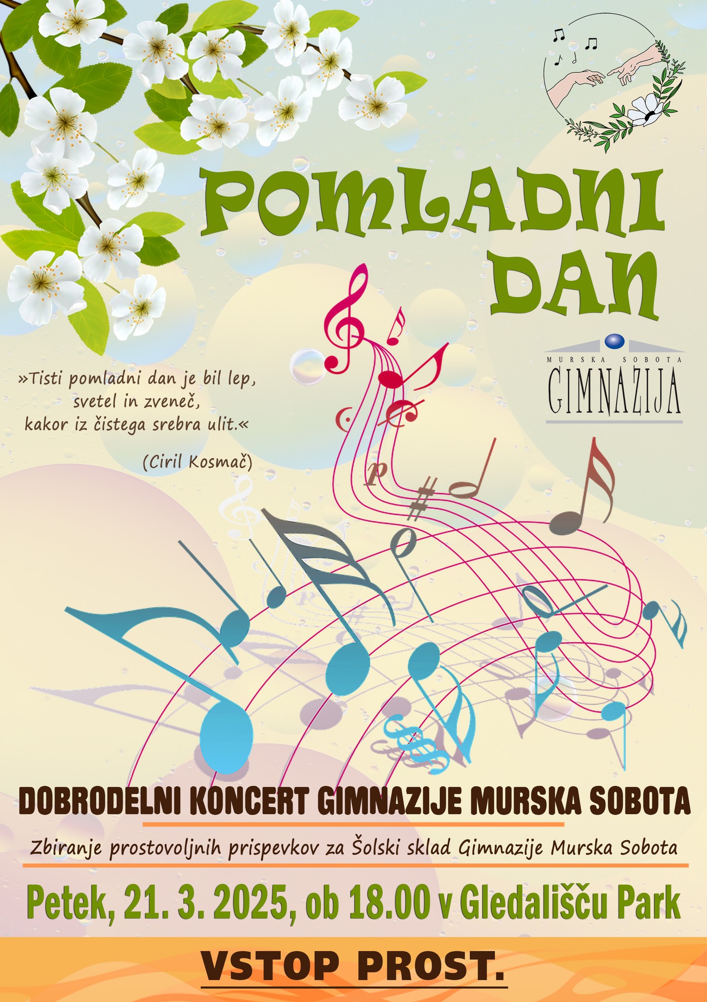 Dobrodelni koncert GMS Pomladni dan