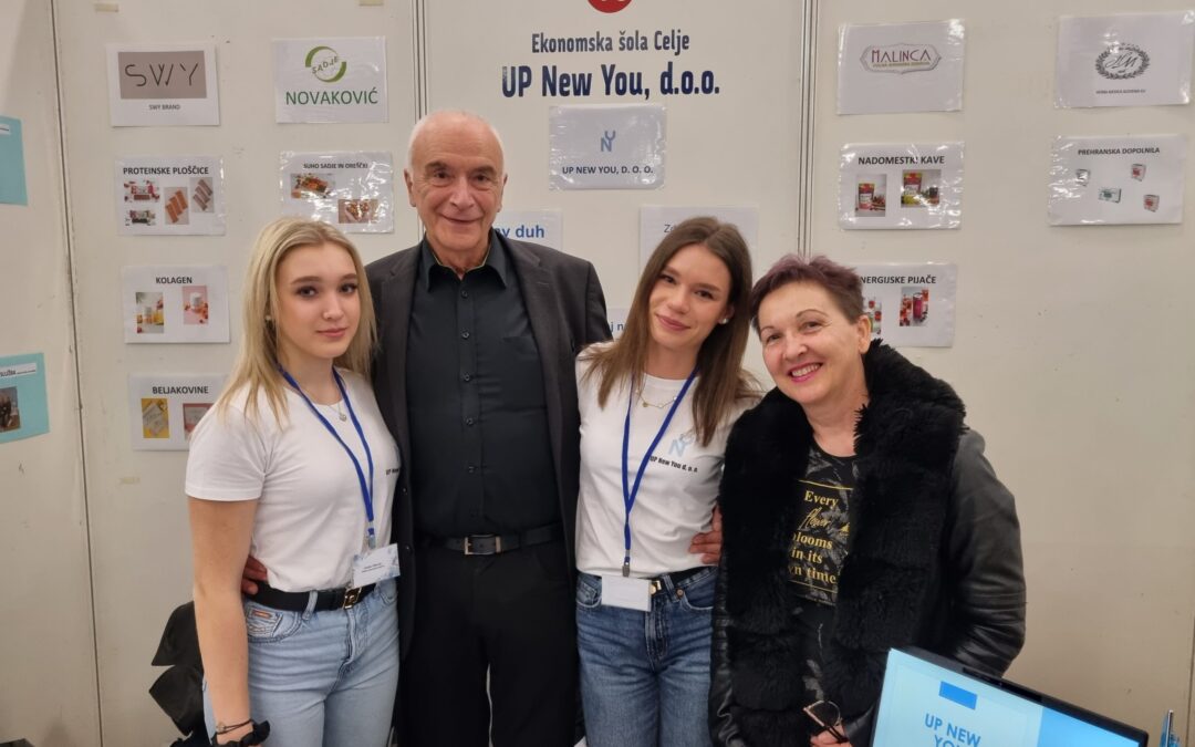 Učni podjetji New You in EcoStep sta se predstavili na 19. Mednarodnem sejmu učnih podjetij