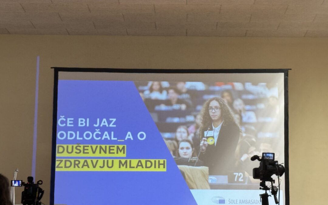 Udeležba v razpravi Če bi jaz odločal_a o duševnem zdravju mladih v okviru projekta EPAS