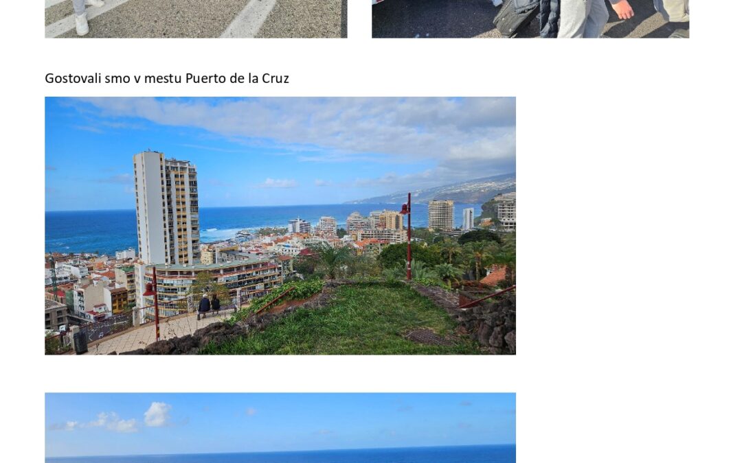ERASMUS na Tenerifih