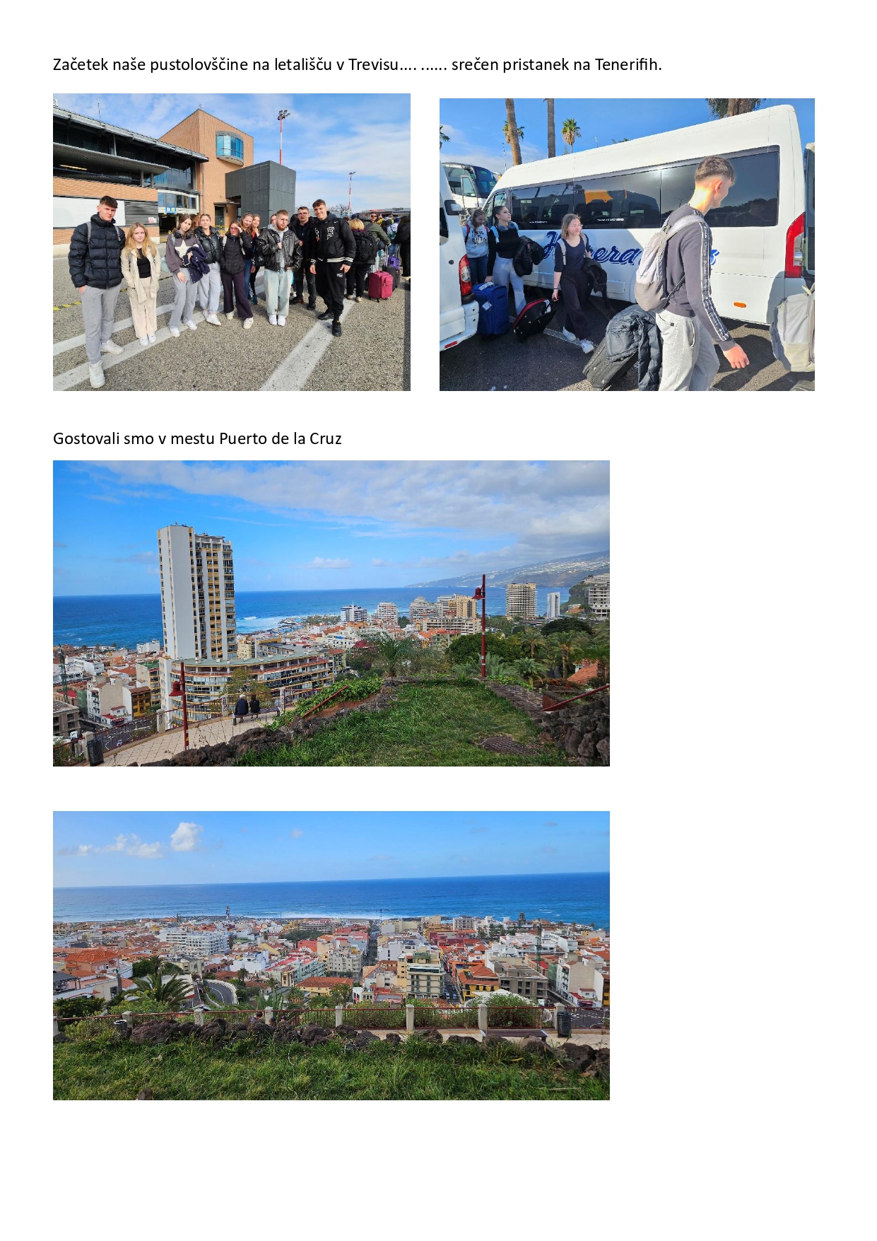 ERASMUS na Tenerifih