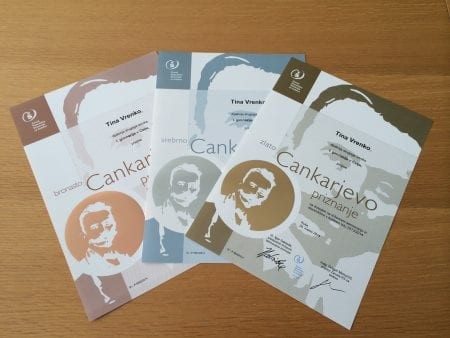 Srebrno Cankarjevo priznanje za Petjo Korče