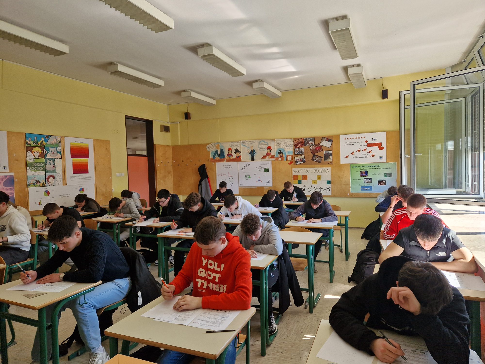 Rezultati šolskega tekmovanja iz matematike