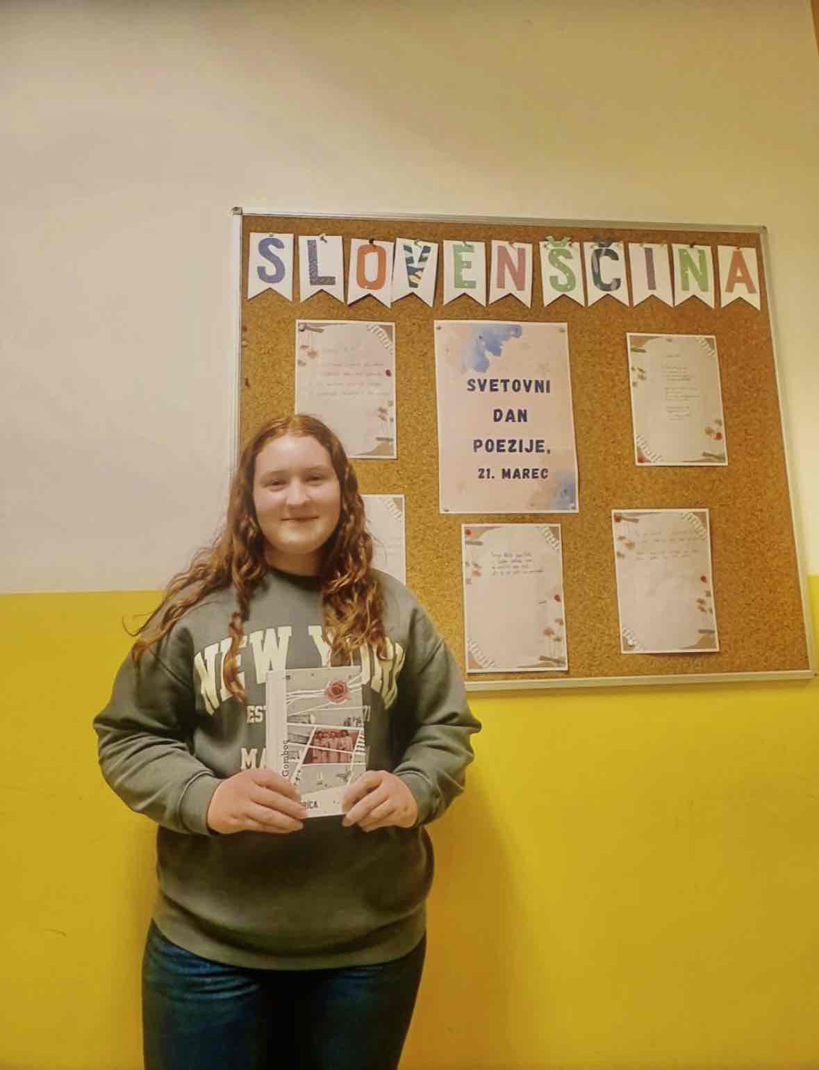 Ajda Kosar iz 2. a prejela srebrno Cankarjevo priznanje Ajda Kosar iz 2. a prejela srebrno Cankarjevo priznanje