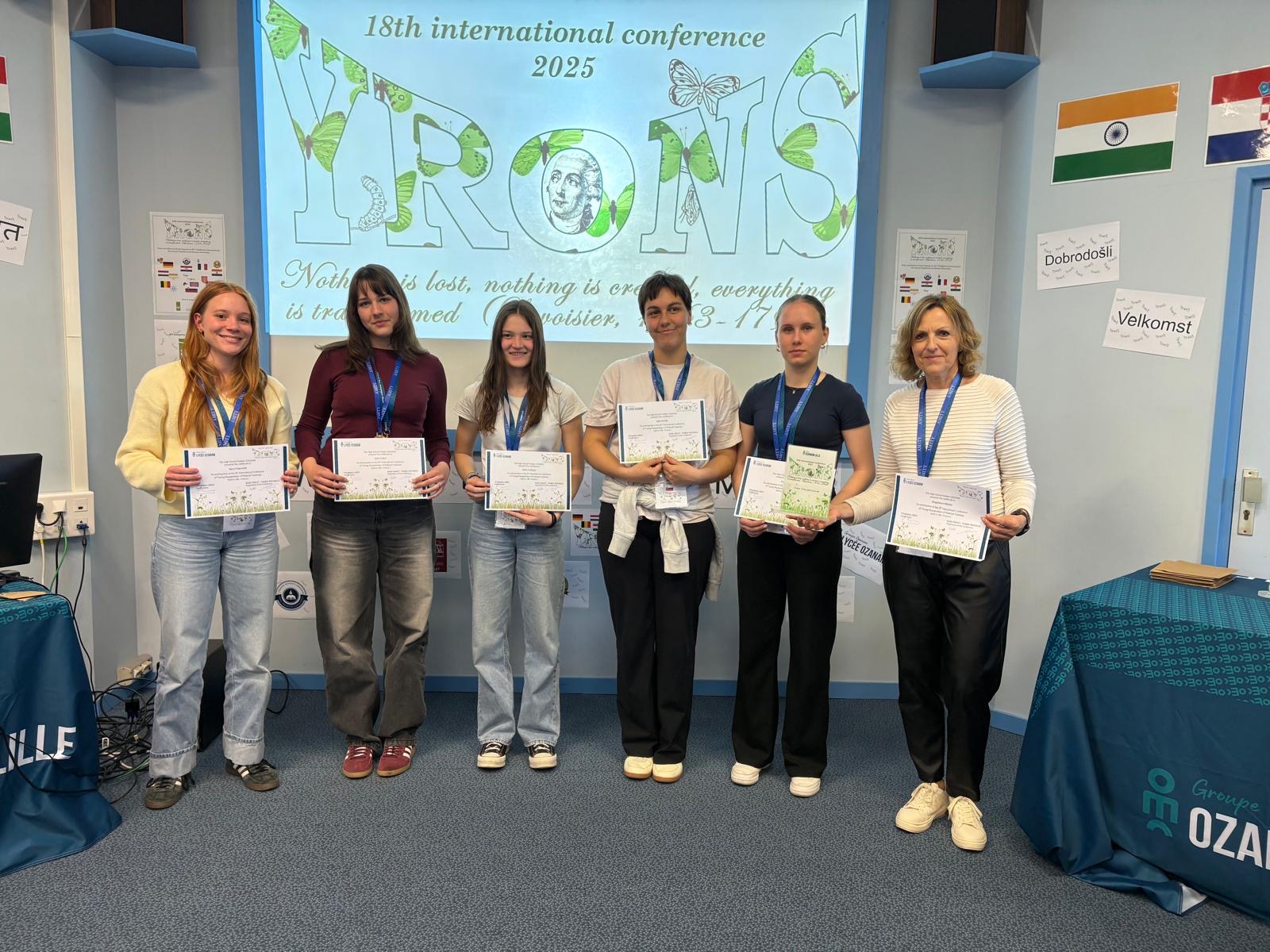 Naše dijakinje na mednarodni konferenci YRoNS 2025 v Franciji Naše dijakinje na mednarodni konferenci YRoNS 2025 v Franciji