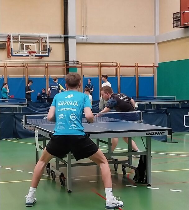 DRŽAVNO TEKMOVANJE V NAMIZNEM TENISU