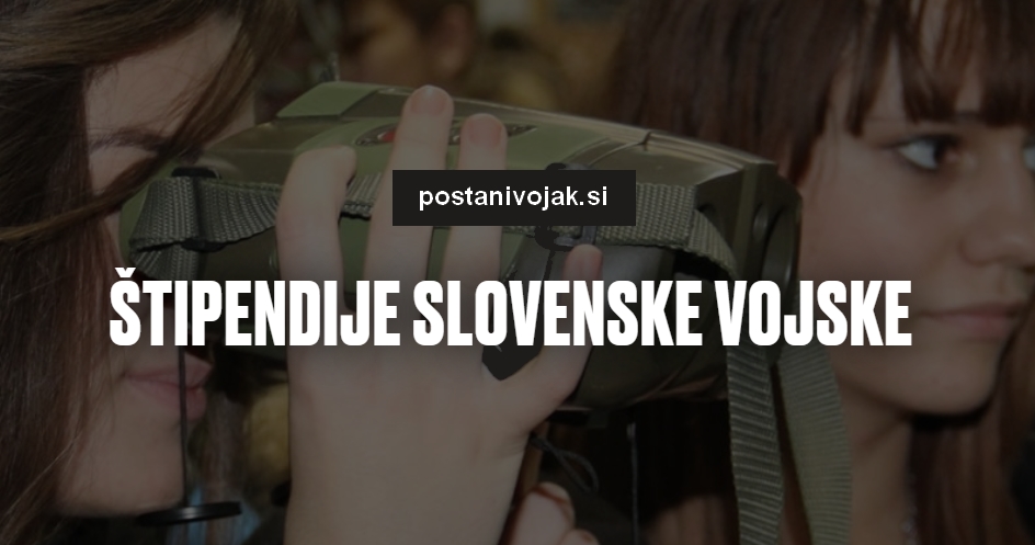 Štipendije Slovenske vojske za šolsko leto 2025/2026