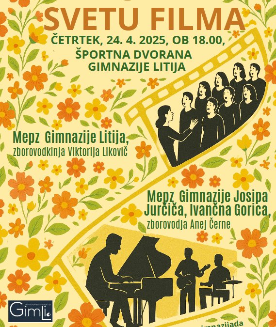 Vabilo na koncert pevskega zbora