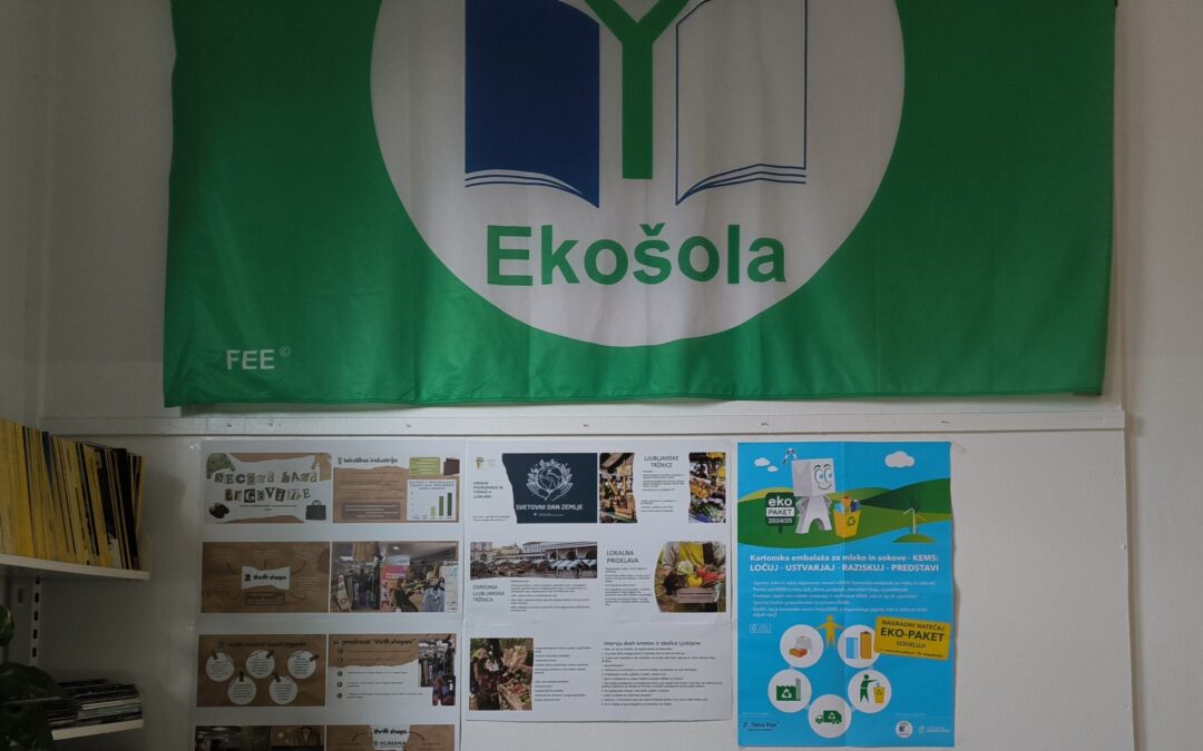 Dan Zemlje – obeležje na Gimnaziji Jožeta Plečnika Ljubljana