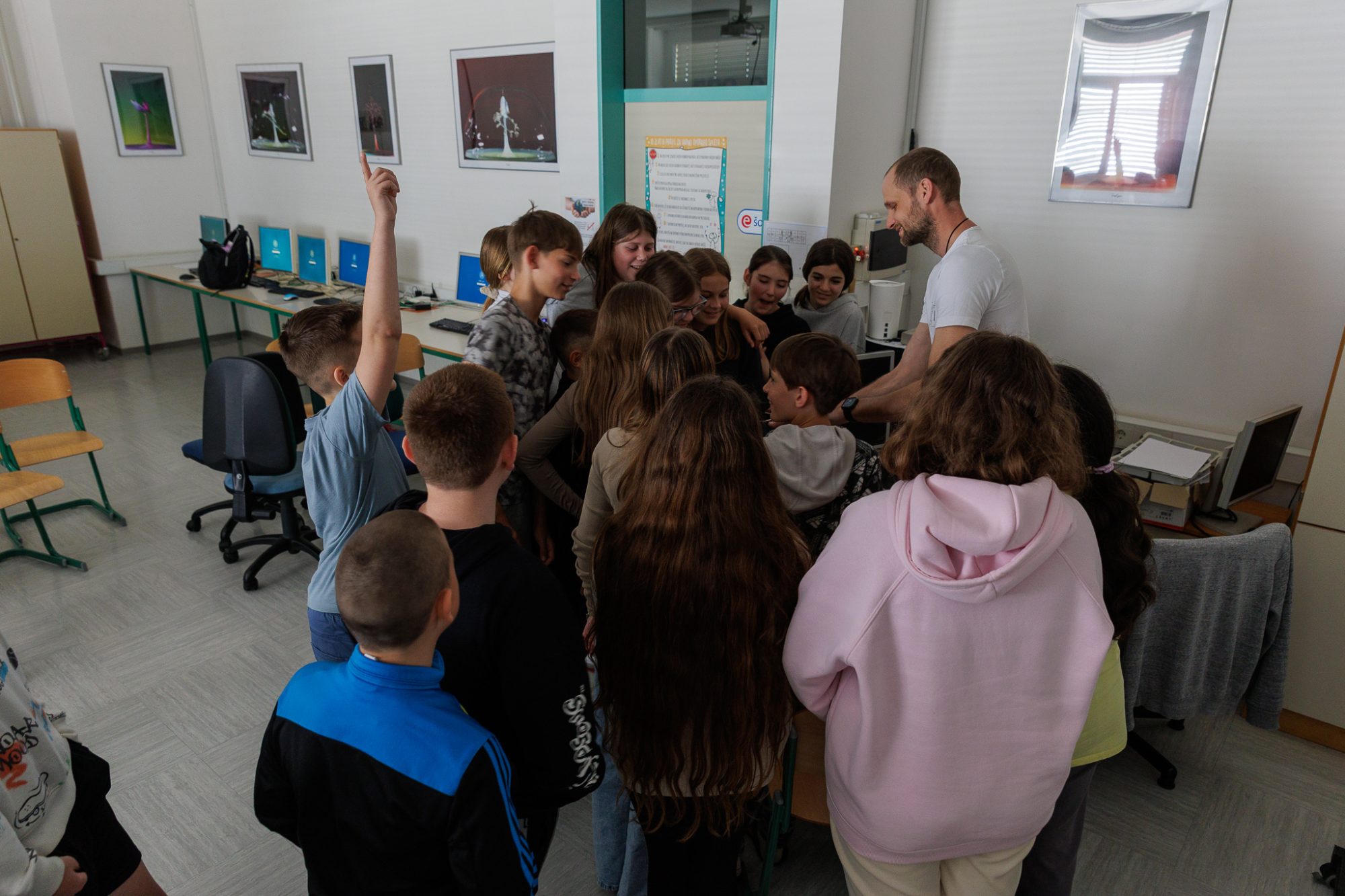 Računalniška delavnica na OŠ Hruševec Računalniška delavnica na OŠ Hruševec